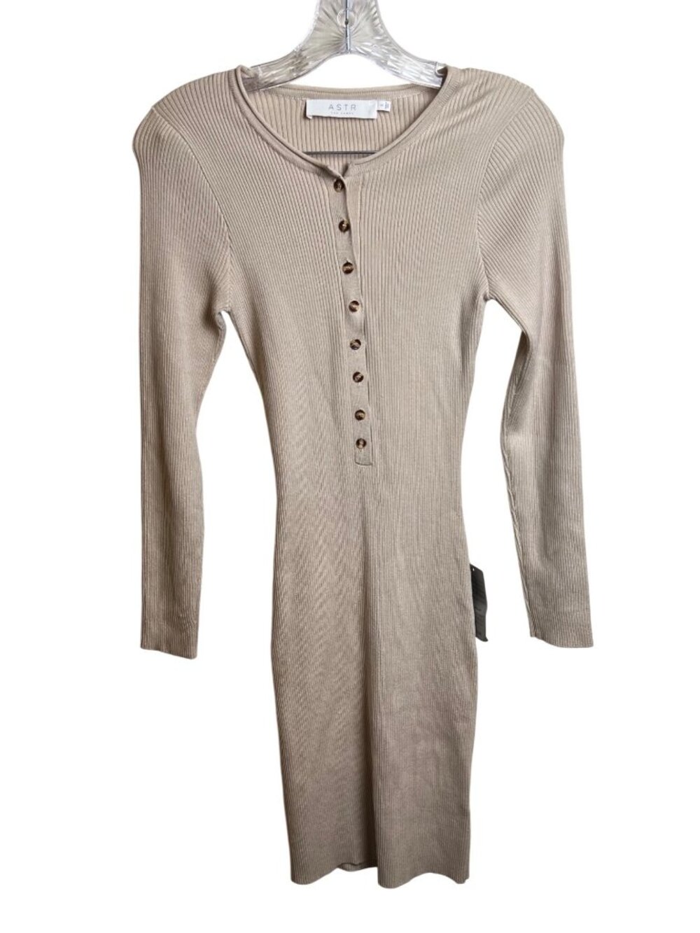 Astr the Label Ribbed Knit Sweater Dress
